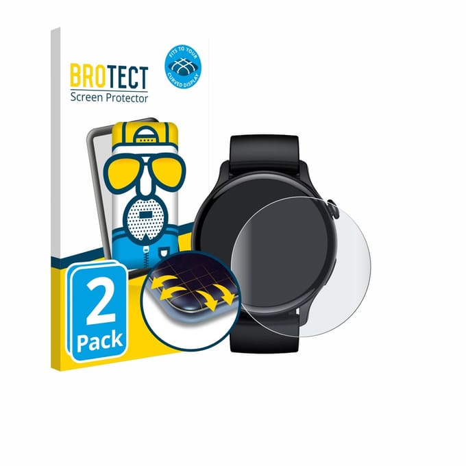 BROTECT - Screenprotector voor EKO Connected Watch 5.2 - Folie Beschermfolie matte volledig dekking 2 Stuks