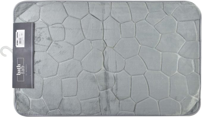 Mondex - ZAC Badkamerkleed 50x80cm -Badkamermat - Grijs