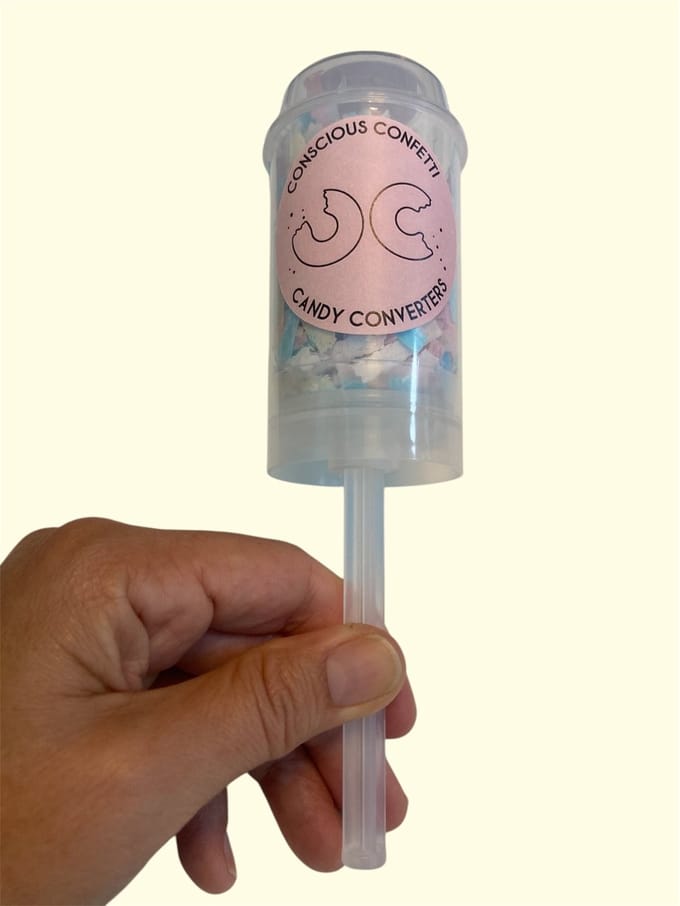 Candy Converters - Eco Pop - Duurzame feestartikelen - afbreekbaar - confetti - hervulbaar
