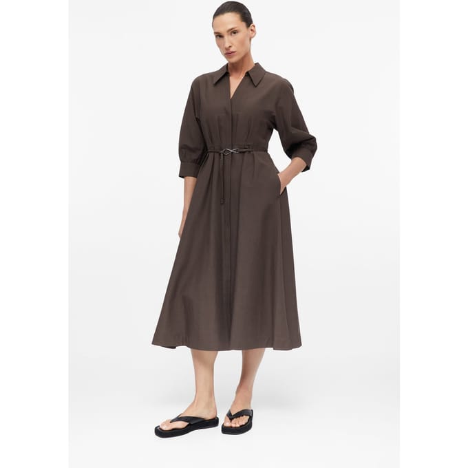 Comma  Dresses Brown Größe: 44 | Blusenkleider Outlet | Damen | Braun