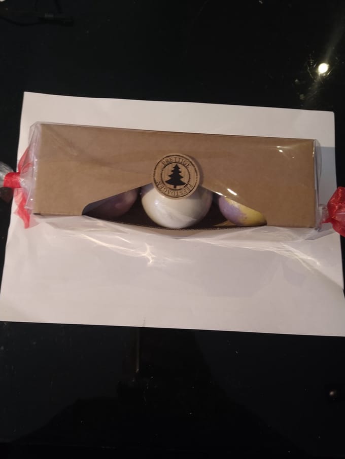 Geschenkenset van 3 Badbommen/Bruisballen - 3 x 125 g XL