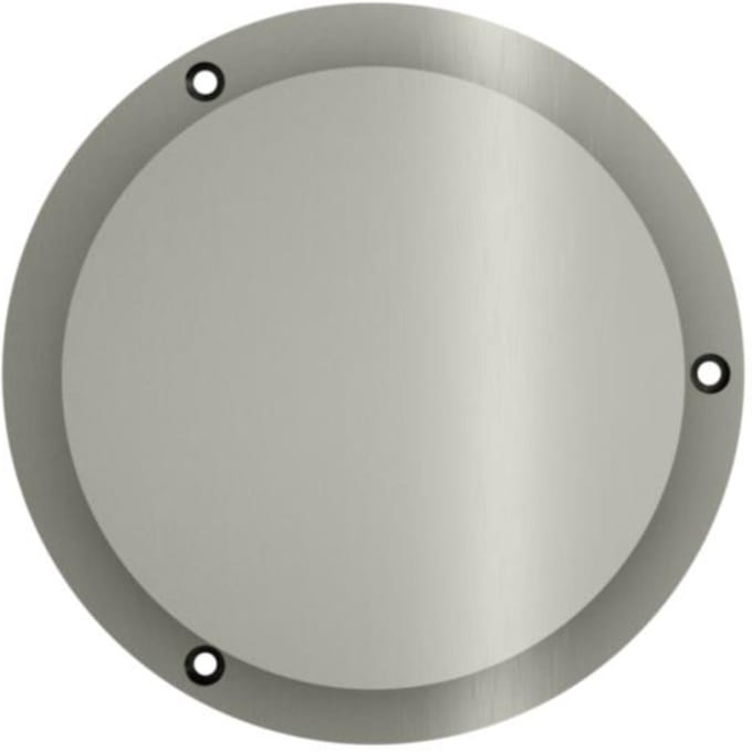 Hotbath &More VGRS015 ventilatierooster rond met schroeven RVS316