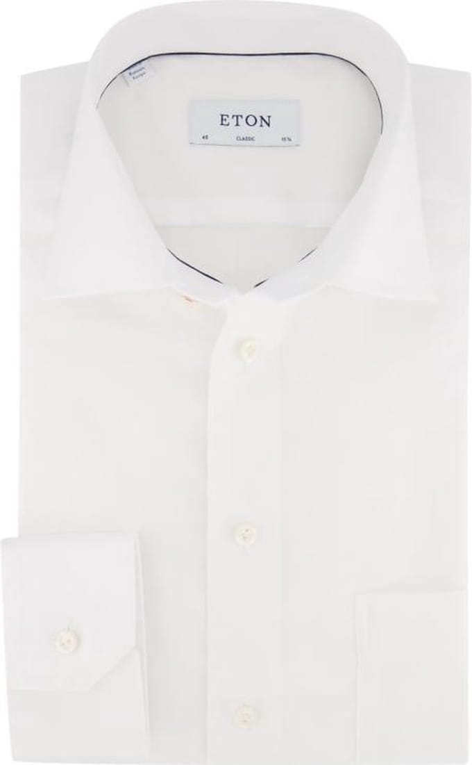 Eton overhemd Classic Fit wit