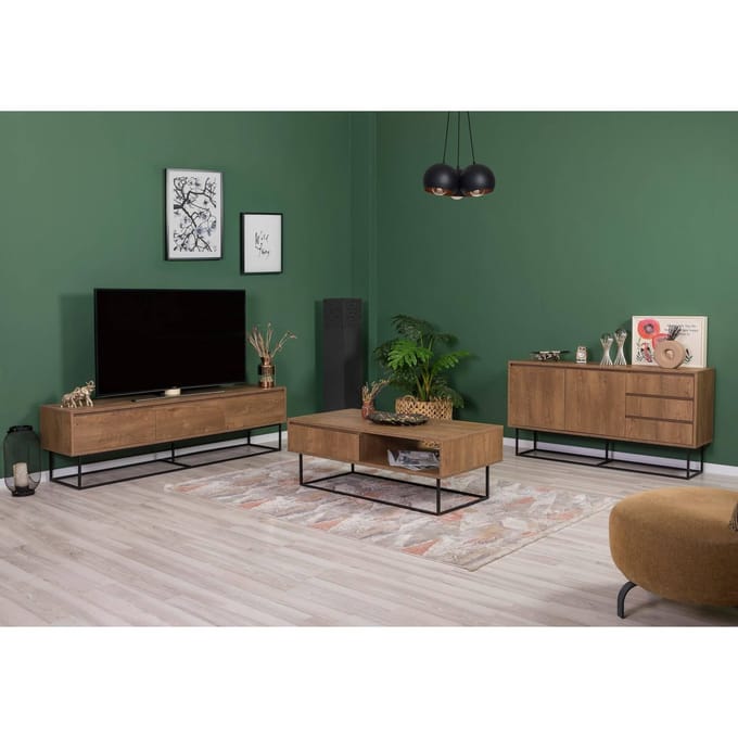 3-delige woonkamerset Laxus open salontafel | Kalune Design