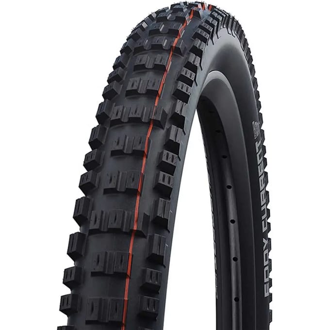 SCHWALBE Eddy Current Front Super Trail Evolution Folding Tyre 27.5x2.80" TLE E-50 Addix Soft, zwart Bandenmaat 70-584 | 27,5x2,80"