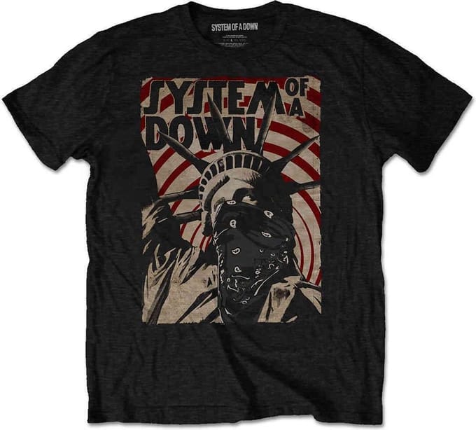 System Of A Down - Liberty Bandit Heren T-shirt - M - Zwart
