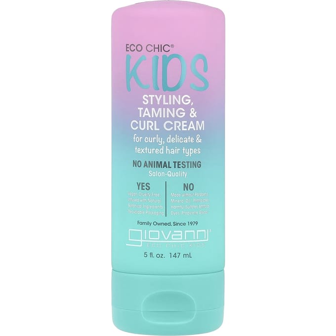 Giovanni, Eco Chic® Children's, Styling, Taming & Curl Cream, 5 fl oz (147 ml)
