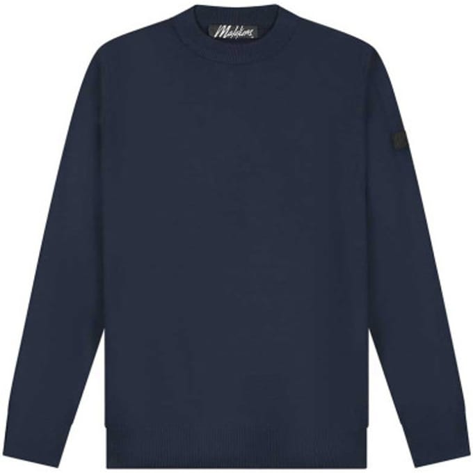Malelions Knitted Crewneck Sweater Heren - Maat S