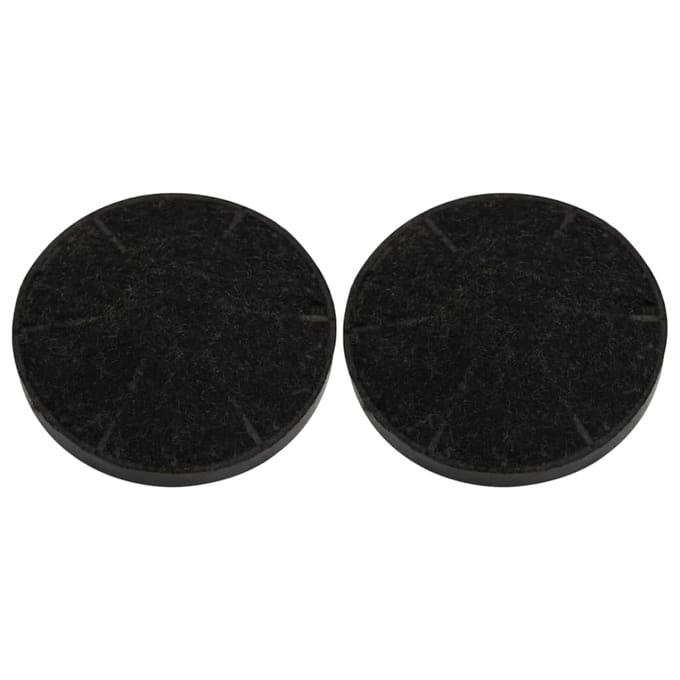 vidaXL - Koolstoffilters - voor - afzuigkap - 2 - st - 105x21 - mm
