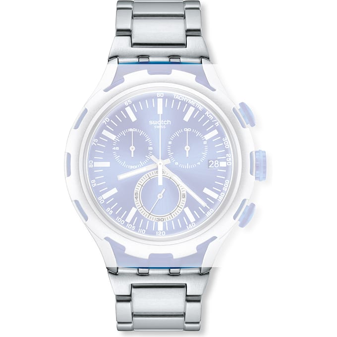 Swatch Mixed Materials - XLite Chrono - YY AYYS4001AG YYS4001G Endless Energy Horlogeband