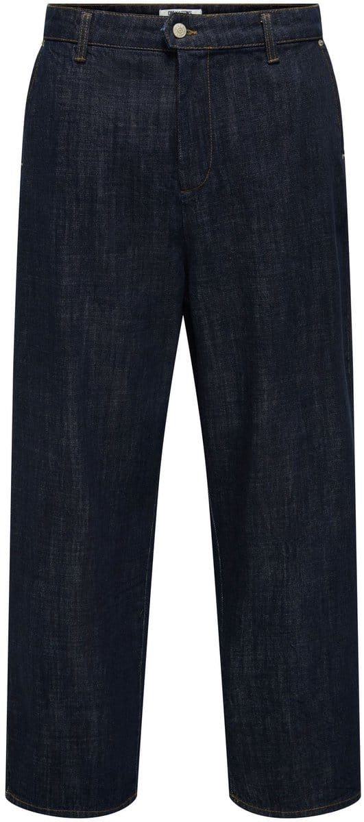 ONLY & SONS Wide-leg jeans ONSDANI Mid rise Brede pasvorm - bijgesneden Jeans