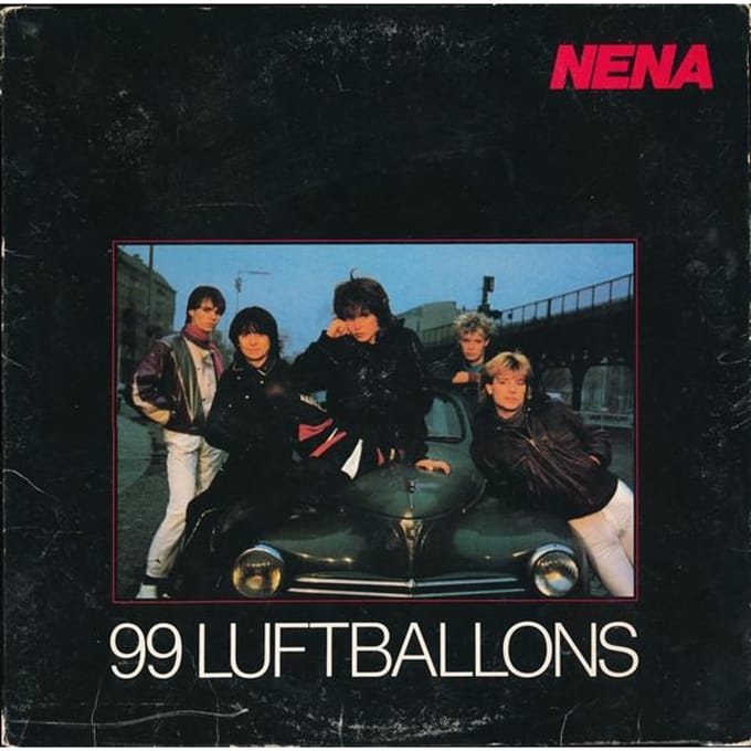 LP Plaat NENA  99 Luftballons BFE39294 EPIC 1984 US Rock Gebruikt gray