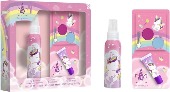 Eau my Unicorn Geschenkset - Eau de Toilette 100 ml, Lipgloss & Oogschaduw