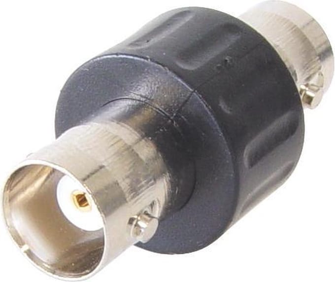 BNC (v) - BNC (v) koppelstuk / volledig geïsoleerd - 50 Ohm