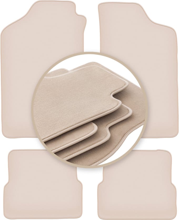 PREMIUM beige matten voor: Volkswagen Golf II hatchback 1983-1992