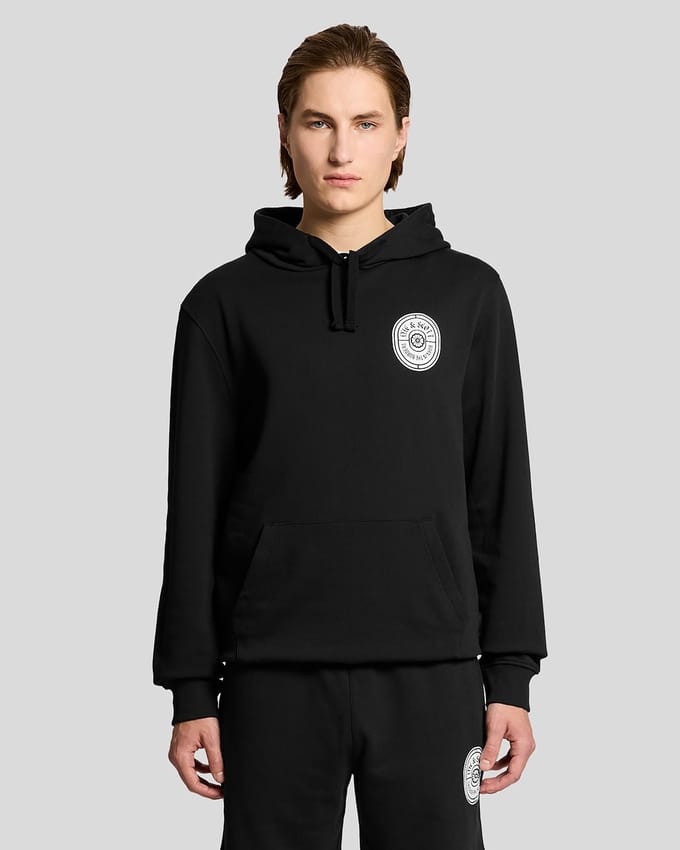 Hoodie Lyle & Scott Borders Label Graphic