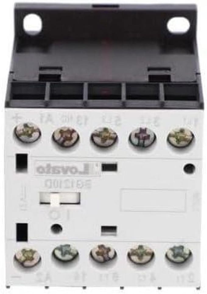 Mini Aansluiting - Driepolig Component - Industriële Installatie - AC3 12A - 12V DC - Zwart
