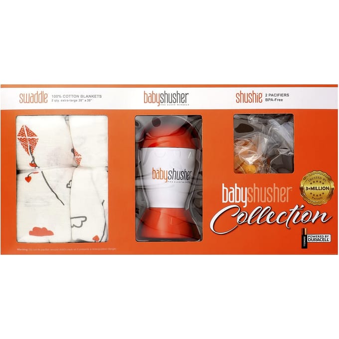 Baby Shusher, BabyShusher® Collectie, 5-delige set gray