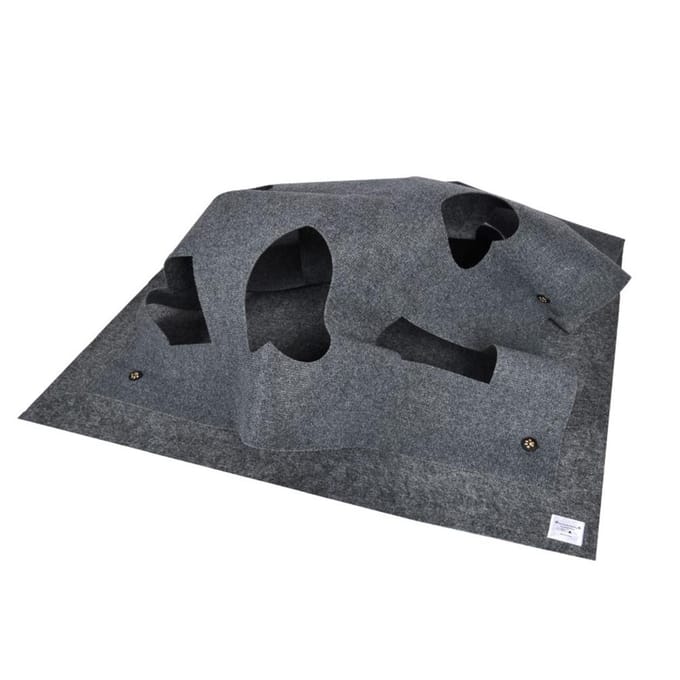 Speelmat voor huisdieren Polyester Bijtbestendig Kat Hond Ademend Activiteit Interactief Kussen voor Thuis black