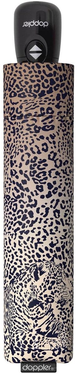 doppler paraplu Fiber Magic Imperial Leopard veelkleurig