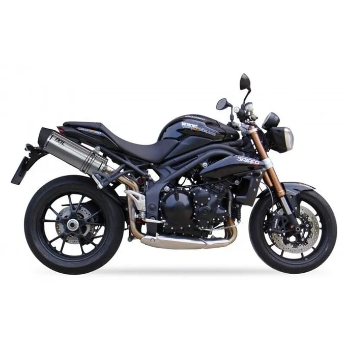 Silencer motorfiets linkerzijde Ixil IXIL Hexoval Xtrem