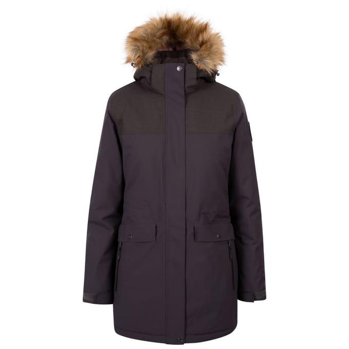 Trespass Dames/Dames Miranda DLX Waterdichte Jas (Donkergrijs)