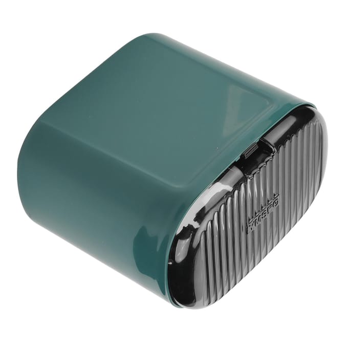 Wandmontage Tissuesdoos Plastic Transparant Visualisatie Niet-geperforeerd Grote Ruimte Keuken Servethouder Groen