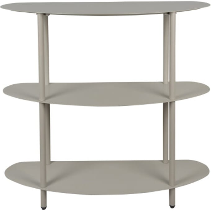 Leitmotiv - Wandkast Riqueza - Grijs - 90x28x82 cm