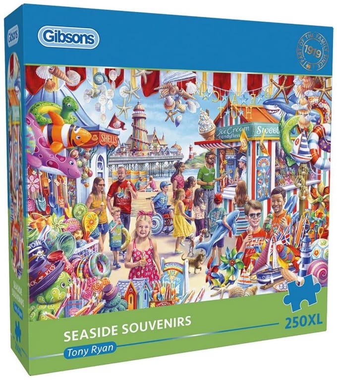 Gibsons legpuzzel Seaside Souvenirs - 250XL stukjes - educatief spel.