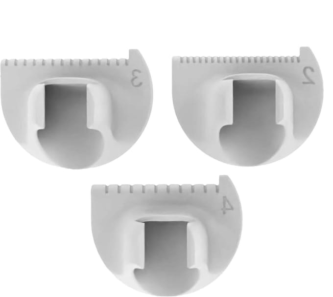 Naaimachine Liniaal - Quilt Sjabloon - Stoffen Meten - Ergonomisch Gebogen - 2 3 4 mm - Wit