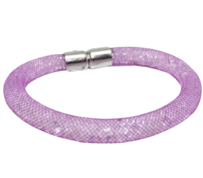 Bijoux by Ive - Kristal armband - Paars - 20cm