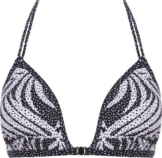 Freya - Maat 75D - GEMINI PALM Non Wired Triangle Bikini Top - MONOCHROME - Vrouwen