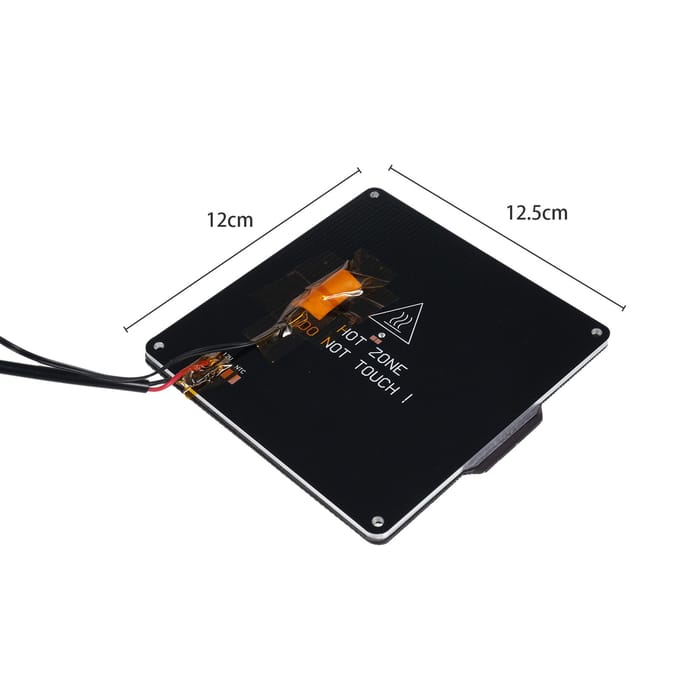 100x100mm Verwarmd Bed 60W 3D Printer Accessoires Magnetisch Verwarmingsplatform Compatibel met EasyThreed EU