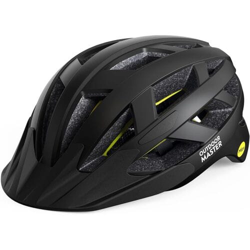 OutdoorMaster MIPS Gem I Fietshelm voor Volwassenen - Pavement Zwart, M