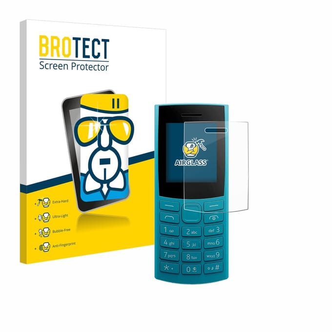 Screenprotector voor Nokia 105 4G 2nd Edition Beschermglas transparant
