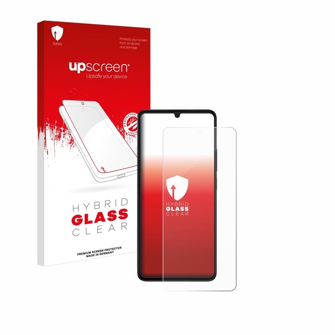 upscreen - Screenprotector voor Xiaomi Poco X6 Pro - Folie Beschermfolie Beschermglas transparant