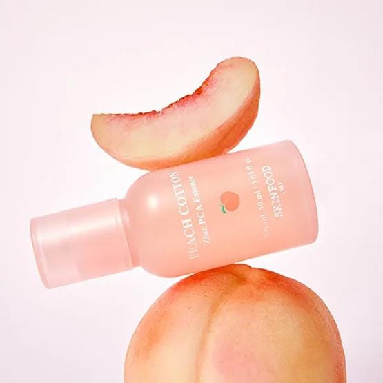 [SKINFOOD] Peach Cotton Zinc PCA Essence 50ml white