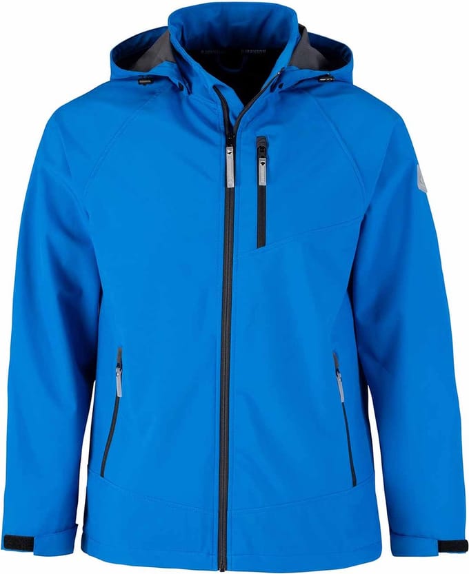 BJØRNSON Ove Softshell Zomerjas Heren - Winddicht - Ademend - Maat S - Kobalt