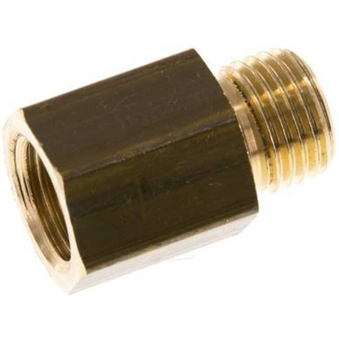 G 1/4'' F/M Messing Verlengstuk 16 Bar - 18 mm [2 Stuks]