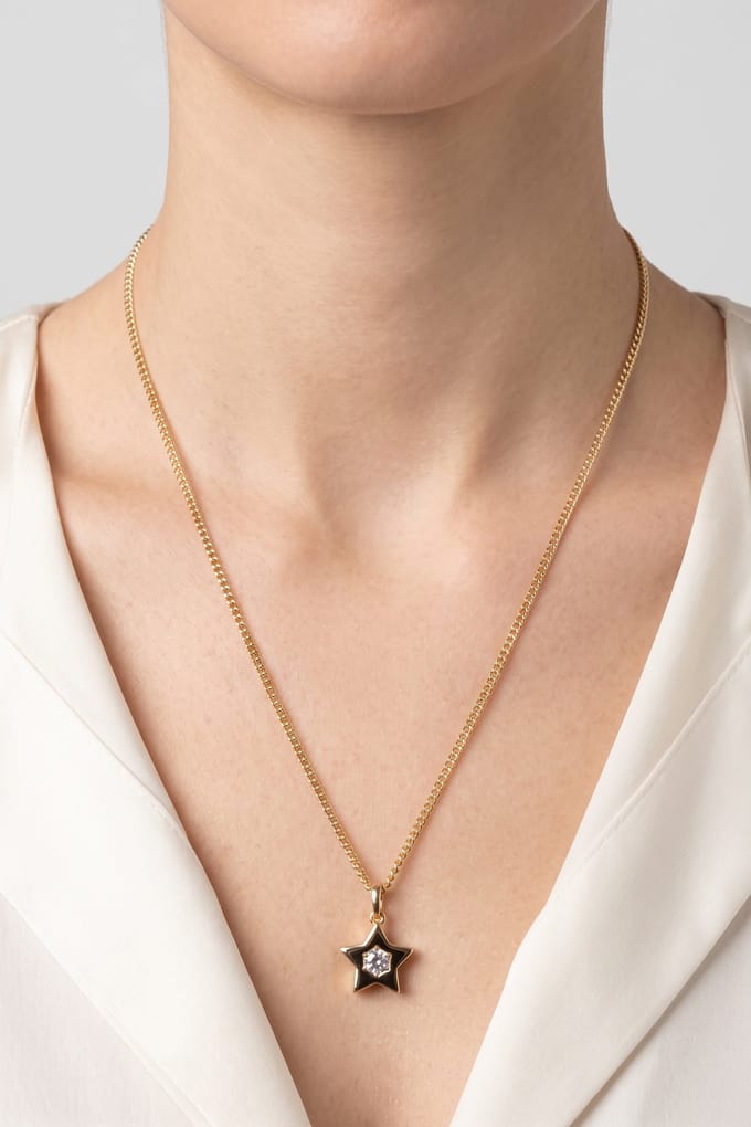 PURELEI Star Kette Gold Größe: OS | Halsketten Outlet | Damen | Gelb