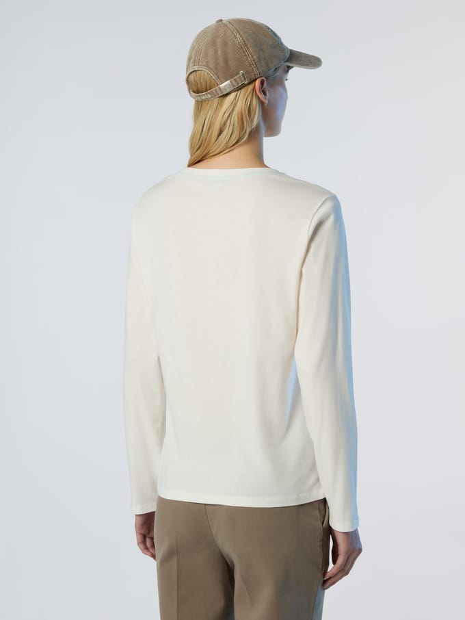 North Sails T-shirt met lange mouwen Met verhoogd logo