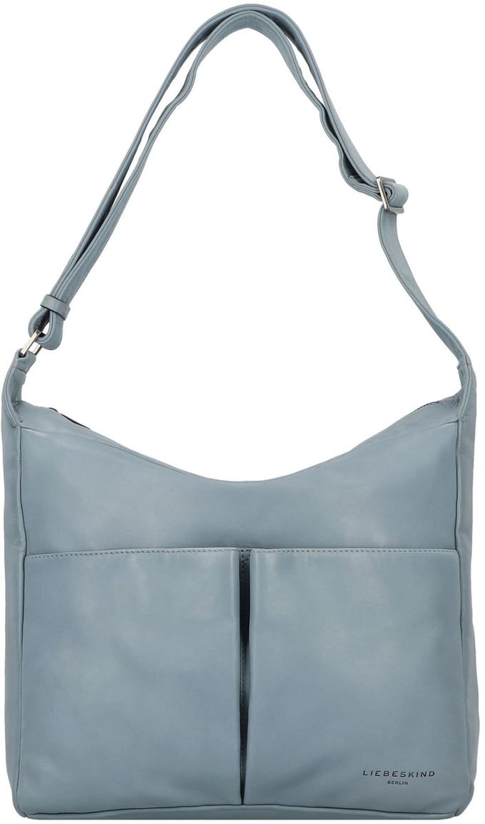LIEBESKIND BERLIN Leren Schoudertas Hera Sheep Natural Hobo Bag Sandcastle Beige
