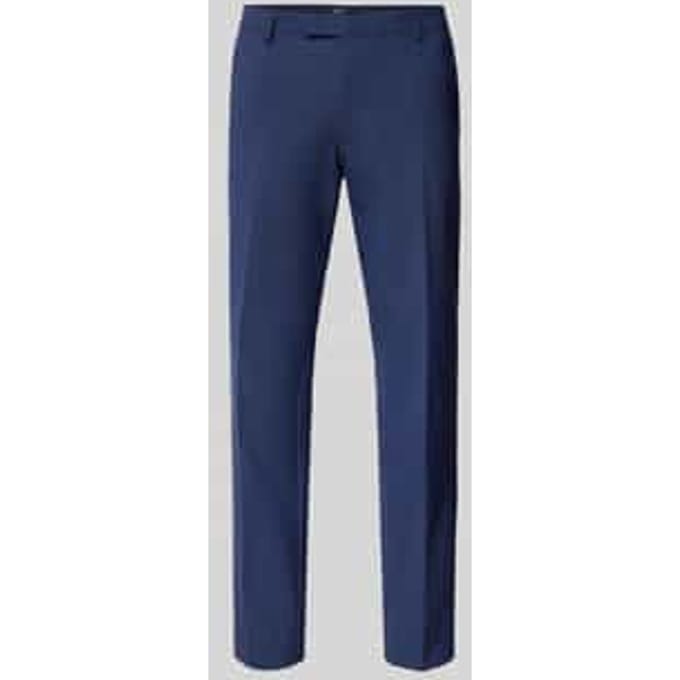 Slim fit pantalon met persplooien, model 'Blayr'