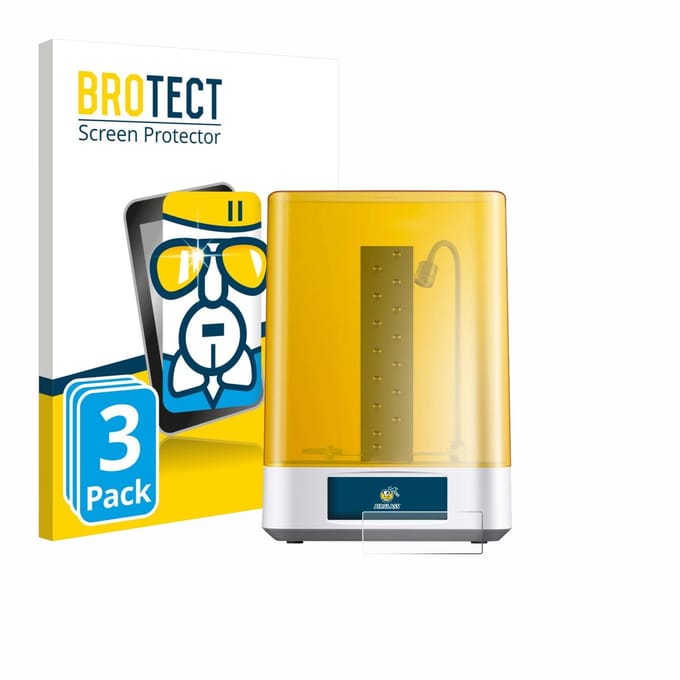 Screenprotector 3 Stuks voor Anycubic Wash & Cure 3 Plus Beschermglas transparant