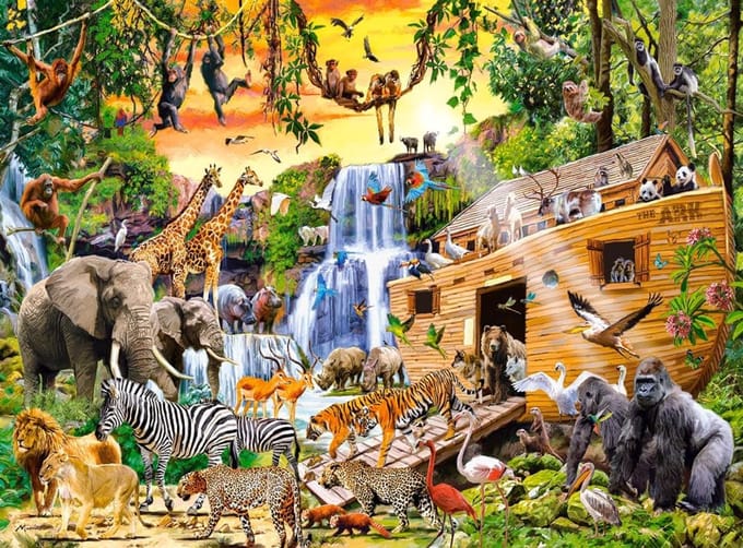 Legpuzzel Dieren - 3000 Stukjes - Ontspanning Thuis - Gedetailleerd Landschap - Veelkleurig