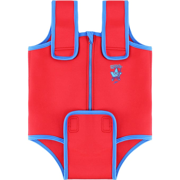 Speedo Sea Squad Mouwloos Rood/Blauw Neopreen Badpak 8 11344C314