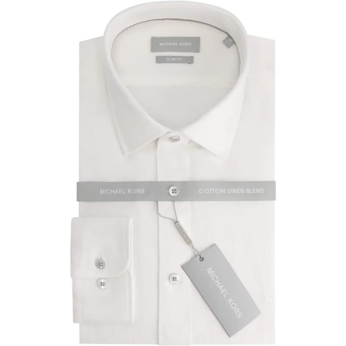 Shirt Michael Kors Cotton Linen Slim
