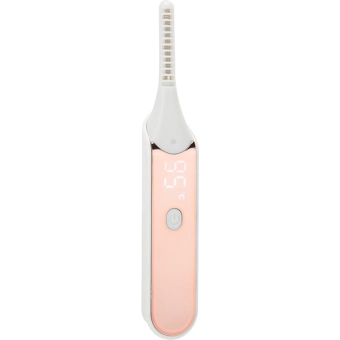 Elektrische Verwarmde Wimperkruller Langdurig Digitaal Display Elektrische Wimper Wimperkrullen white