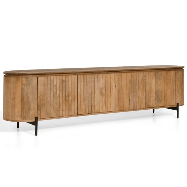 Tv-meubel Mokka Lichtbruin 210cm - Giga Meubel