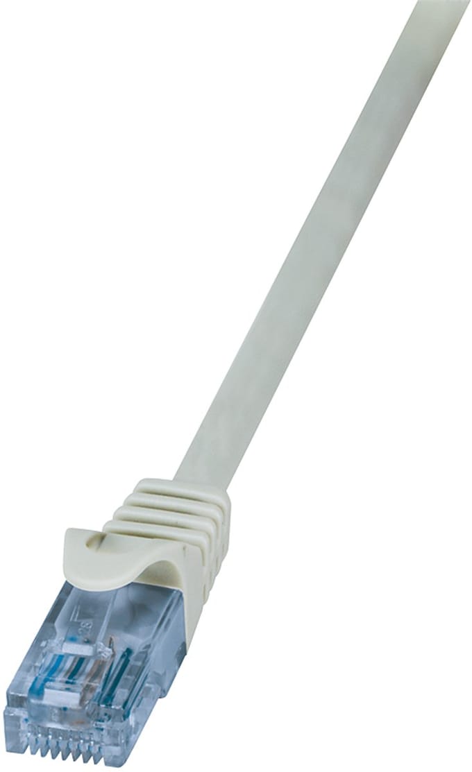 Logilink Patchkabel Cat.6A 0,50 M U/Utp Grijs Voor Computer En Printer